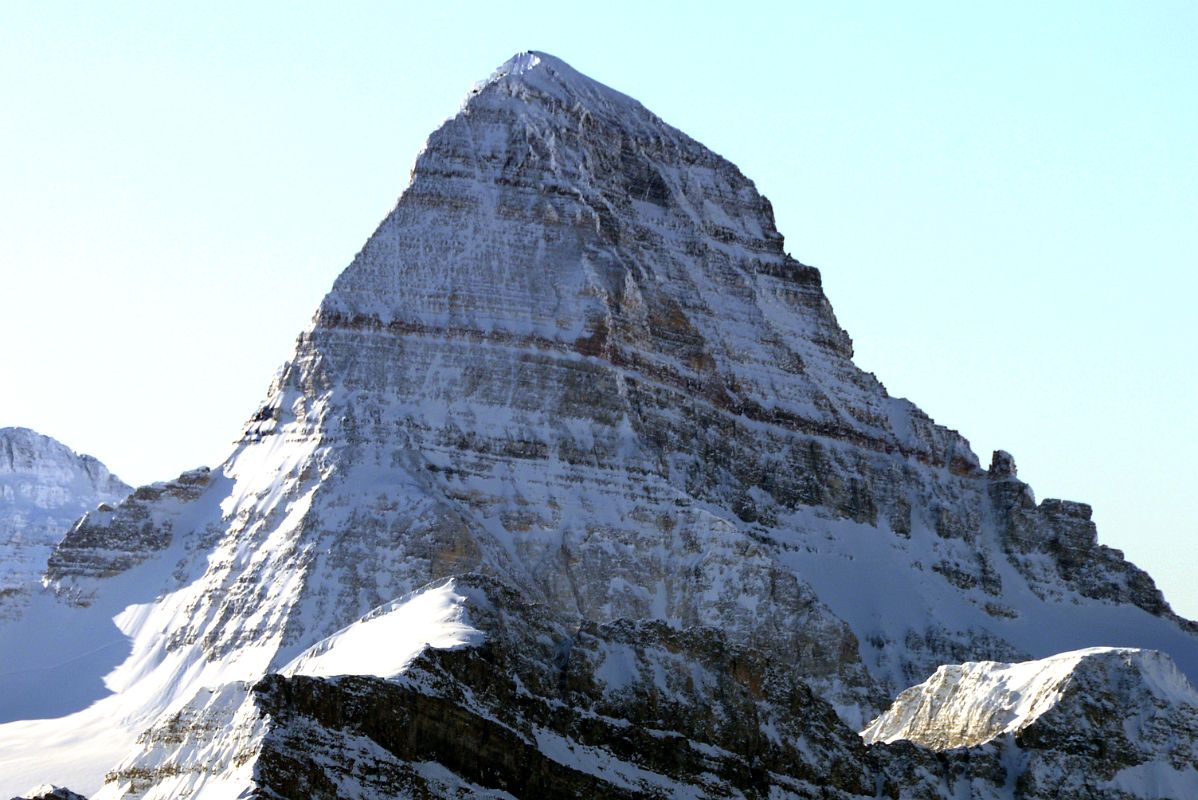 09F Mount Assiniboine Close Up From Lookout Mountain At Banff Sunshine Ski Area